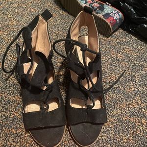 Madden girl lace up booties